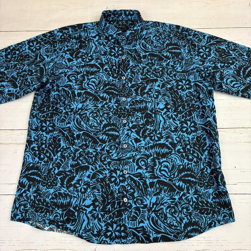 BUGATCHI Mens Shirt Button Up  XL